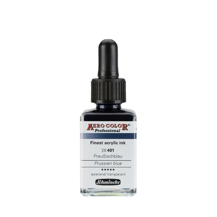 Inchiostro acrilico Schmincke AERO COLOR Professional Standard 28 ml – 401 Blu di Prussia