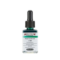 Inchiostro acrilico Schmincke AERO COLOR Professional Standard 28 ml – 500 Verde Ftalo