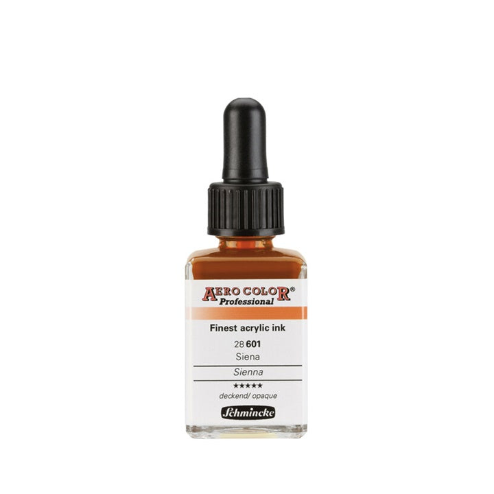 Inchiostro acrilico Schmincke AERO COLOR Professional Standard 28 ml – 601 Terra di Siena