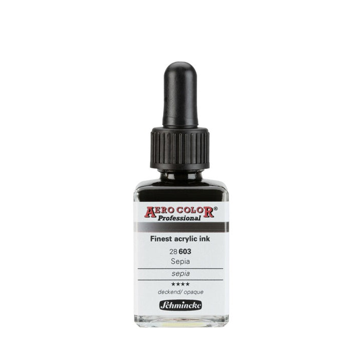 Inchiostro acrilico Schmincke AERO COLOR Professional Standard 28 ml – 603 seppie
