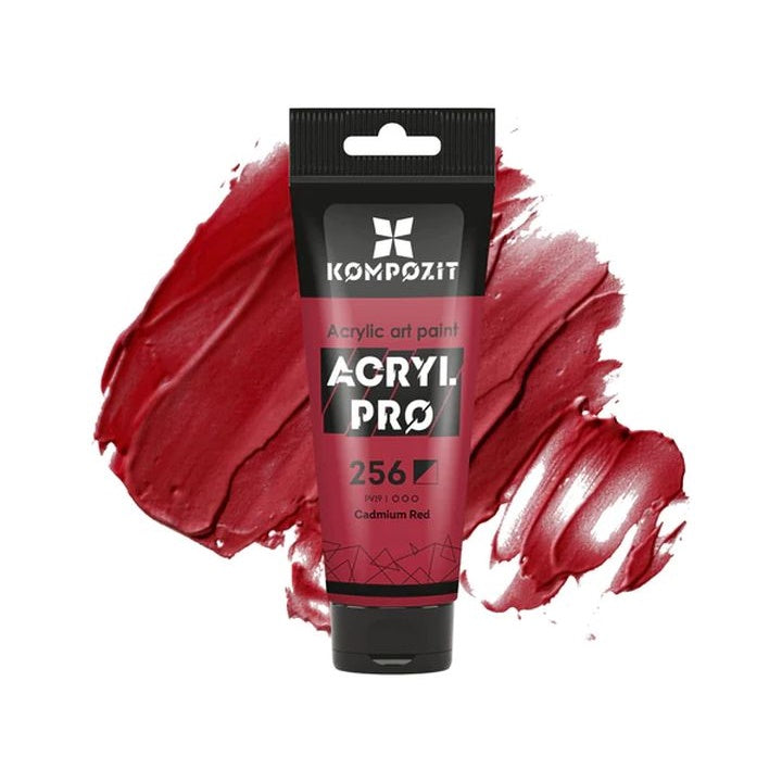 Vernice acrilica ACRYL PRO ART Composite 75 ml – 256 rosso cadmio