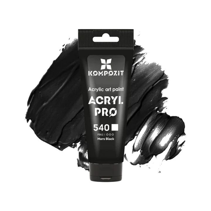 Vernice acrilica ACRYL PRO ART Composite 75 ml – 540 mars nero