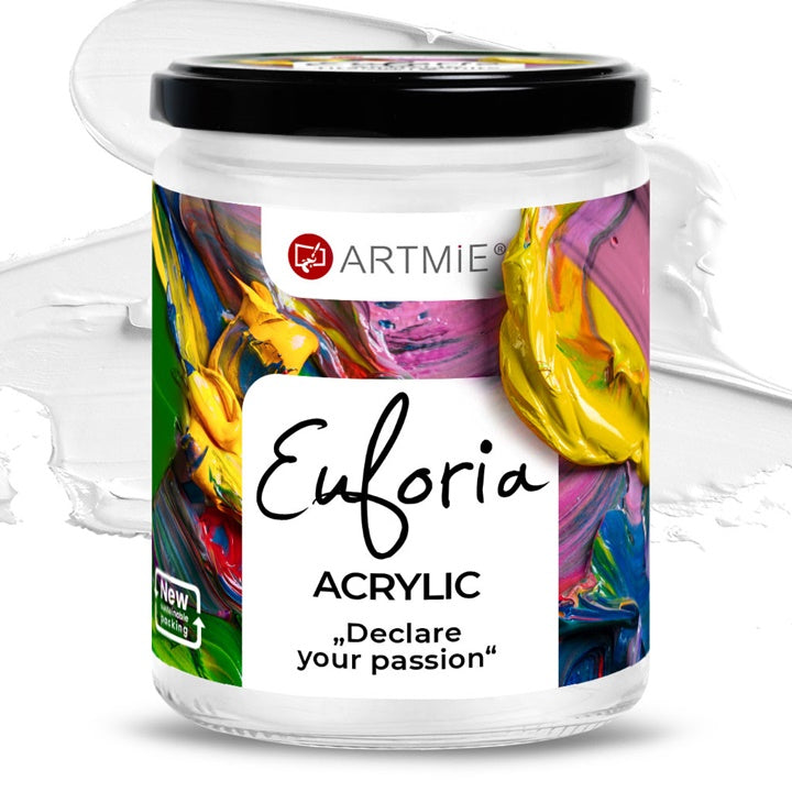 Vernice acrilica ARTMIE EUFORIA 430 ml – 018 bianco titanio