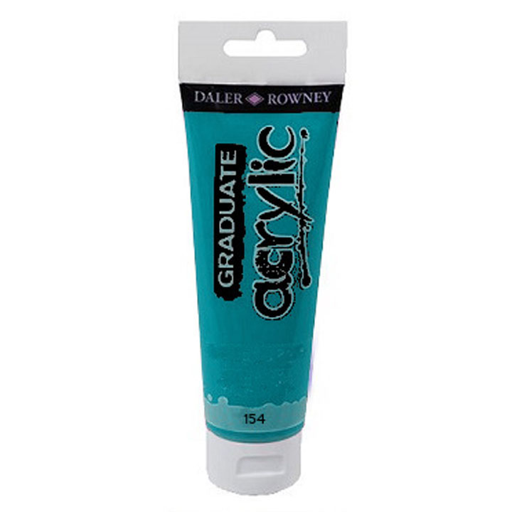 Colori acrilici Daler-Rowney GRADUATE 120 ml – 154 Phthalo turquoise