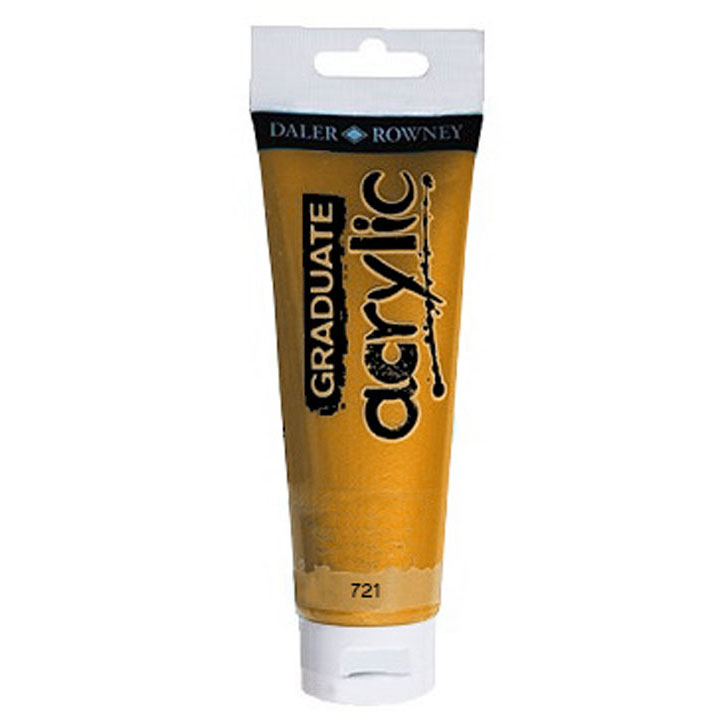 Colori acrilici Daler-Rowney GRADUATE 120 ml – 721 Metallic brown