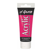 Colore acrilico El Greco 75 ml – Fluorescent Pink