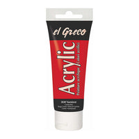 Colore acrilico El Greco 75 ml | sceglie tonalità - Carmine Red