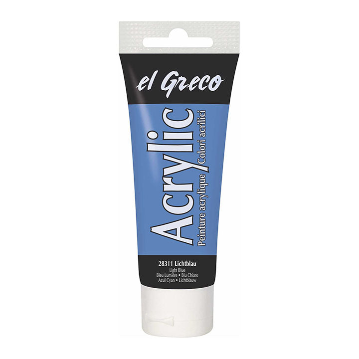 Colore acrilico El Greco 75 ml | sceglie tonalità - Pale Blue