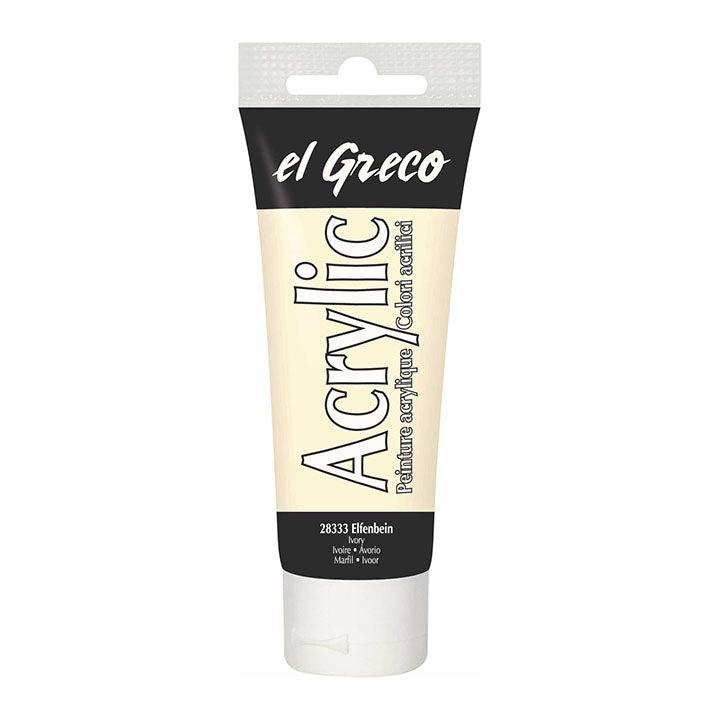 Colore acrilico El Greco 75 ml | sceglie tonalità - Ivory