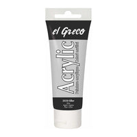 Colore acrilico El Greco 75 ml – Silver