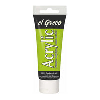 Colore acrilico El Greco 75 ml | sceglie tonalità - Light Vermilion Green