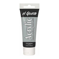 Colore acrilico El Greco 75 ml | sceglie tonalità - Dark Gray