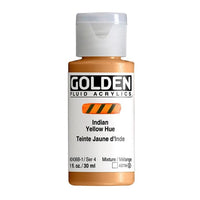 GOLDEN Vernice acrilica fluida 118 ml – 2436 tonalità giallo india