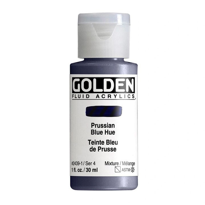 GOLDEN Vernice acrilica fluida 118 ml – 2439 Tonalità blu di Prussia