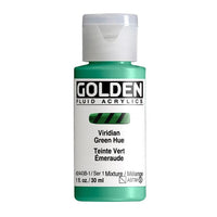 GOLDEN Vernice acrilica fluida 118 ml – 2443 tonalità verde viridiano