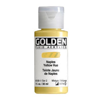 GOLDEN Vernice acrilica fluida 30 ml – 2438 neapolis giallo ombra