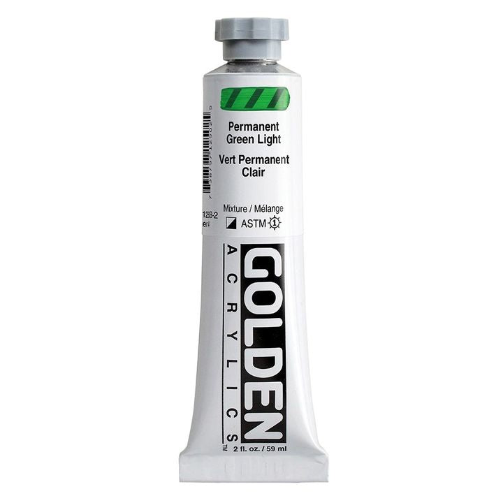 GOLDEN Vernice Acrilica Corpo Pesante 148 ml – 1250 verde chiaro permanente