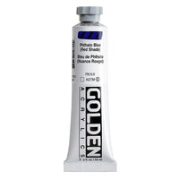 GOLDEN Vernice Acrilica Corpo Pesante 148 ml – 1260 blu ftalo (tonalità rossa)
