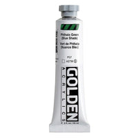 GOLDEN Vernice Acrilica Corpo Pesante 148 ml – 1270 verde ftalo (tonalità blu)