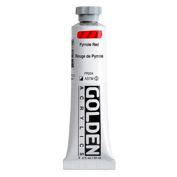 GOLDEN Vernice Acrilica Corpo Pesante 148 ml – 1277 rosso pirrolo