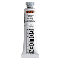 GOLDEN Vernice Acrilica Corpo Pesante 148 ml – 1383 marrone ossido di ferro trasparente