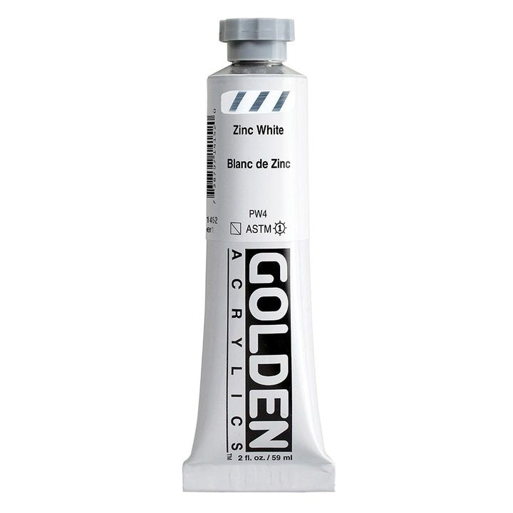 GOLDEN Vernice Acrilica Corpo Pesante 148 ml – 1415 bianco zinco
