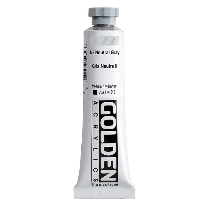 GOLDEN Vernice Acrilica Corpo Pesante 148 ml – 1448 grigio neutro N8