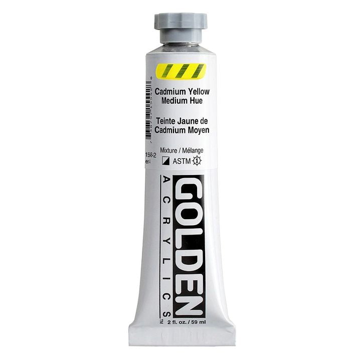 GOLDEN Vernice Acrilica Corpo Pesante 148 ml – 1554 giallo cadmio medio
