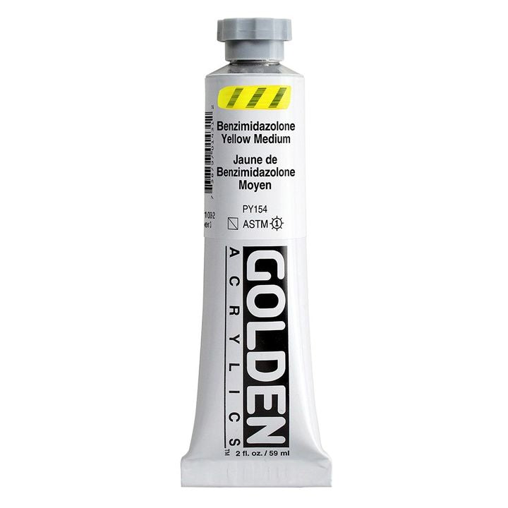 GOLDEN Vernice Acrilica Corpo Pesante 59 ml – 1008 benzimidazolone giallo medio