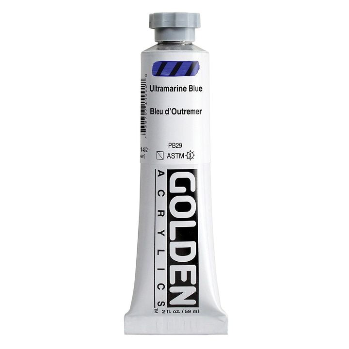 GOLDEN Vernice Acrilica Corpo Pesante 59 ml – 1400 blu oltremare