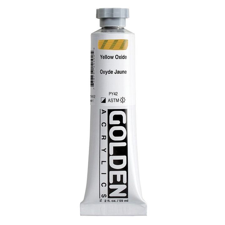 GOLDEN Vernice Acrilica Corpo Pesante 59 ml – 1410 giallo ossido