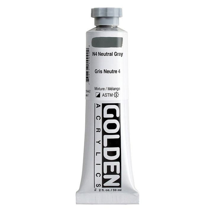 GOLDEN Vernice Acrilica Corpo Pesante 59 ml – 1444 grigio neutro N4