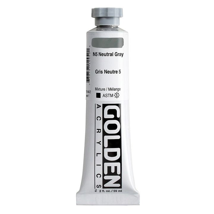 GOLDEN Vernice Acrilica Corpo Pesante 59 ml – 1445 grigio neutro N5