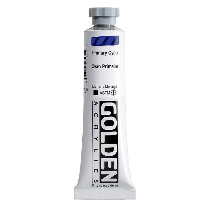 GOLDEN Vernice Acrilica Corpo Pesante 59 ml – 1500 ciano