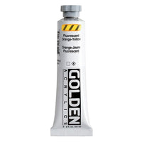 Vernice acrilica fluorescente GOLDEN Heavy Body – 4640 giallo-arancio