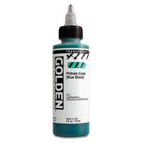 GOLDEN Vernice acrilica ad alto flusso 118 ml – 8560 Ftalok trasparente. Verde (tonalità blu)