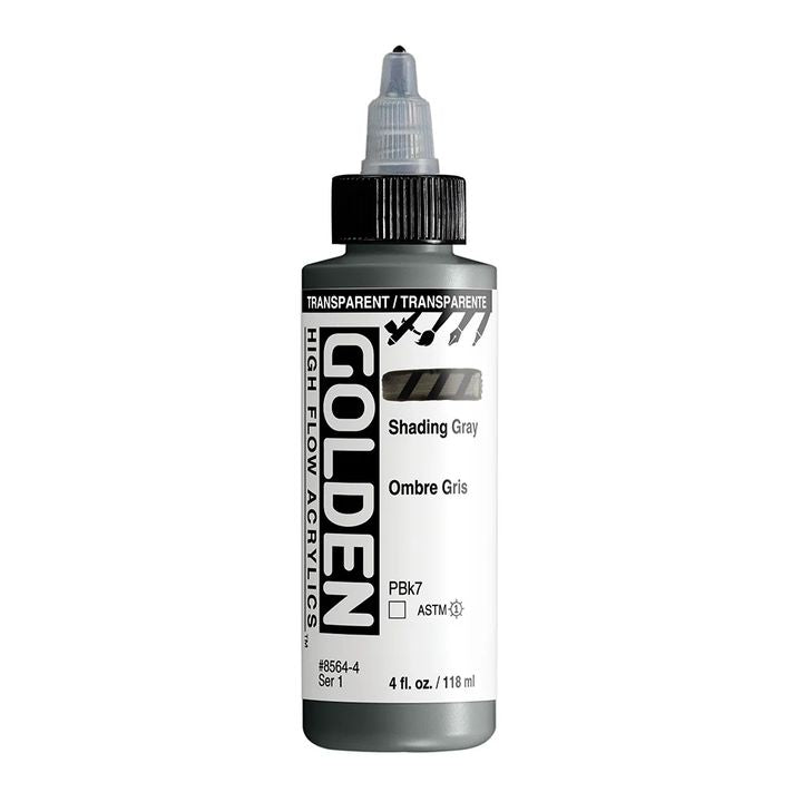 GOLDEN Vernice acrilica ad alto flusso 118 ml – 8564 Grigio sfumato trasparente