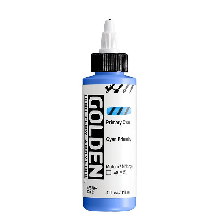 GOLDEN Vernice acrilica ad alto flusso 118 ml – 8578 Azzurro primario