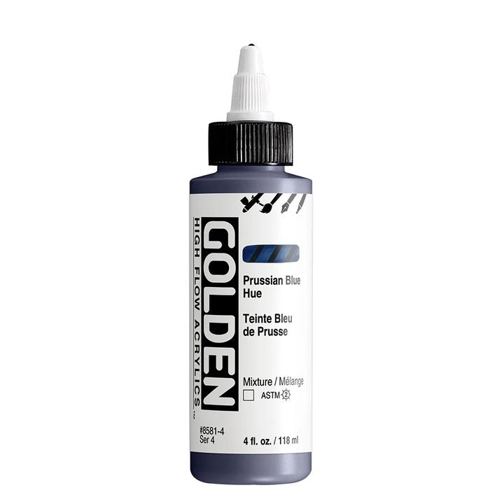GOLDEN Vernice acrilica ad alto flusso 118 ml – 8581 Berlino Tinta Blu