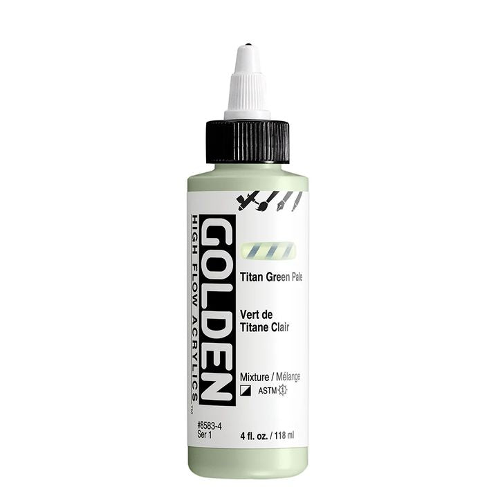 GOLDEN Vernice acrilica ad alto flusso 118 ml – 8583 Titanio verde chiaro