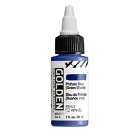 GOLDEN Vernice acrilica ad alto flusso 30 ml – 8537 Blu ftalocianina (tonalità verde)