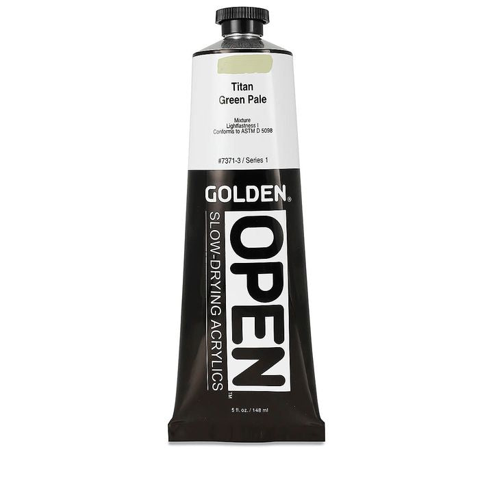 GOLDEN OPEN Vernice acrilica ad asciugatura lenta 148 ml – 7371 Luce verde titanio