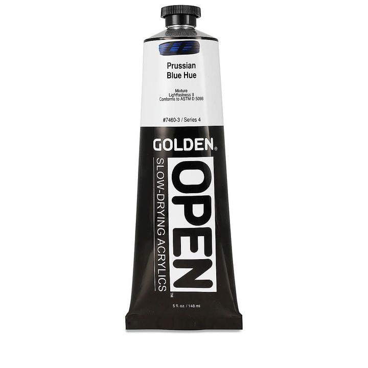 GOLDEN OPEN Vernice acrilica ad asciugatura lenta 148 ml – 7460 Berlino Tinta Blu