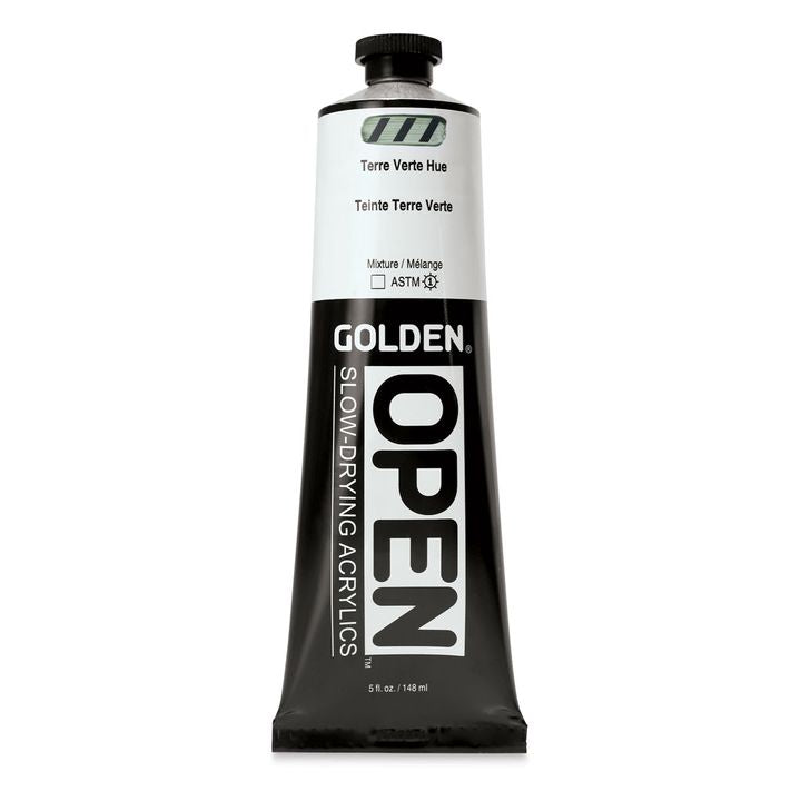 GOLDEN OPEN Vernice acrilica ad asciugatura lenta 148 ml – 7468 Tonalità verde terra