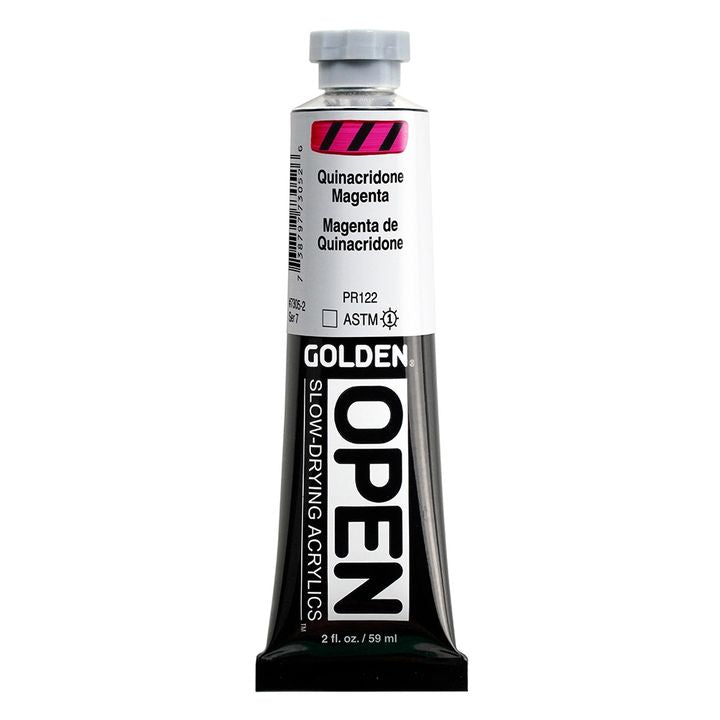 GOLDEN OPEN Vernice acrilica ad asciugatura lenta 59 ml – 7305 Quinacridone Magenta