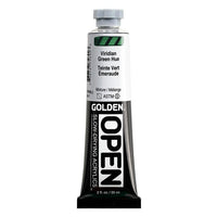 GOLDEN OPEN Vernice acrilica ad asciugatura lenta 59 ml – 7469 Tinta verde viridiano