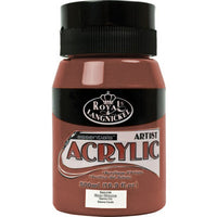Colori acrilici  Royal Essentials 500 ml – Burnt Umber