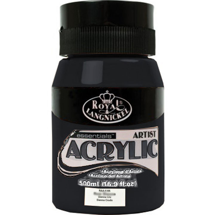 Colori acrilici  Royal Essentials 500 ml – Mars Black