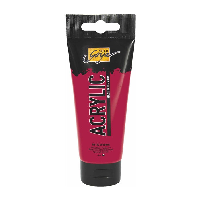 Colore acrilico Solo Goya Acrylic 100 ml | scegli tonalità - 10 Wine Red