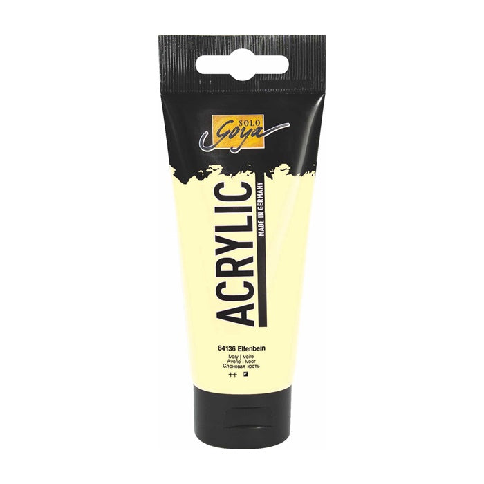 Colore acrilico Solo Goya Acrylic 100 ml | scegli tonalità - 36 Ivory